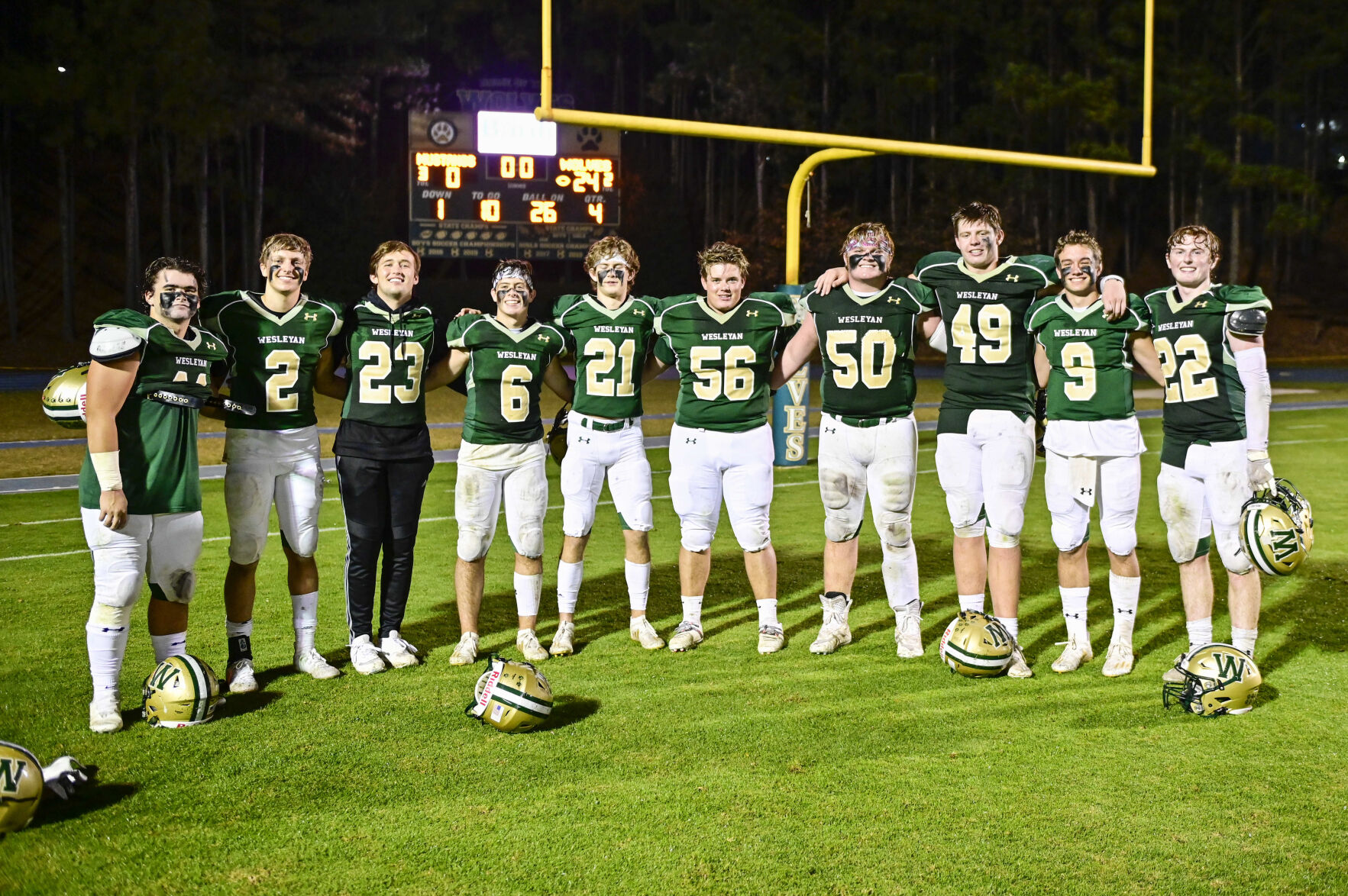 Mount Vernon Mustangs at Wesleyan Wolves 11/20/2020